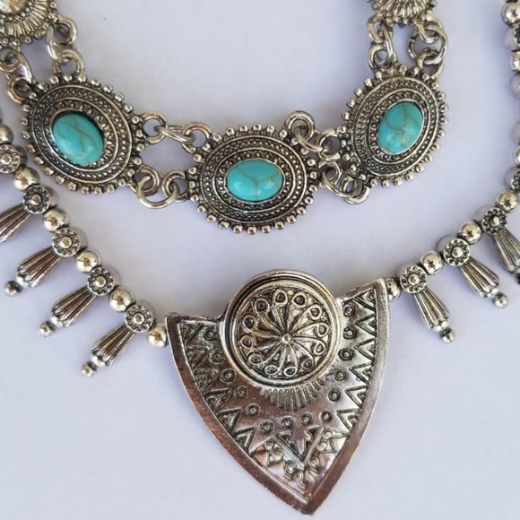 ❤Boho vintage Stone choker Neckalces❤ - Picture 8 of 8